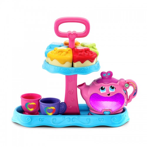 LEAPFROG New Musical Rainbow Tea Party (With Cake Stand)